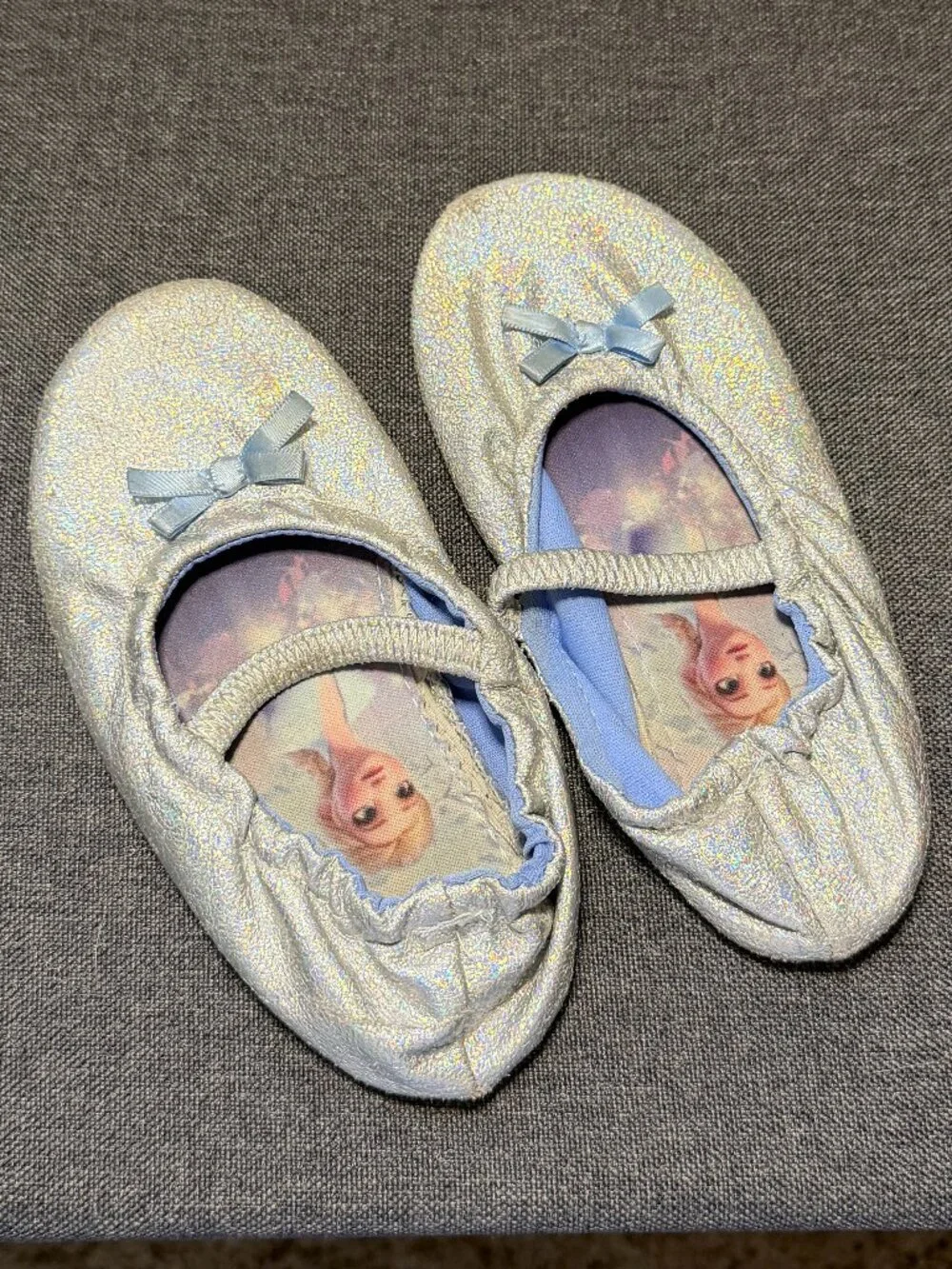 Toddler Disney Frozen Elsa Ballet Flats, Size 10–11.5